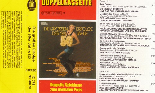 Musikkassette die grossen - musikkassette,