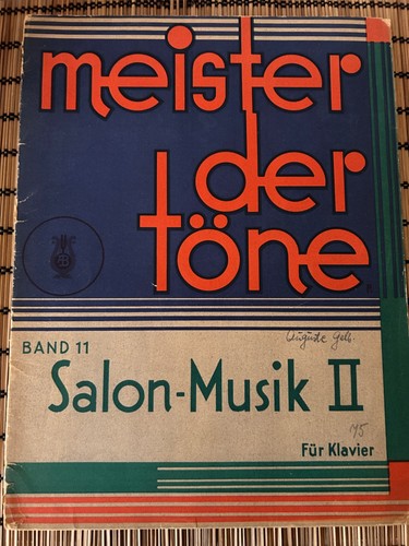 Notenheft meister der töne - :,