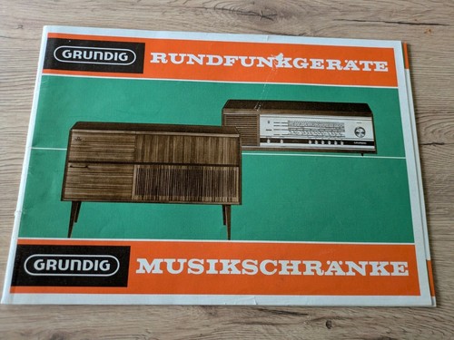 Vintage grundig radio katalog - grundig,